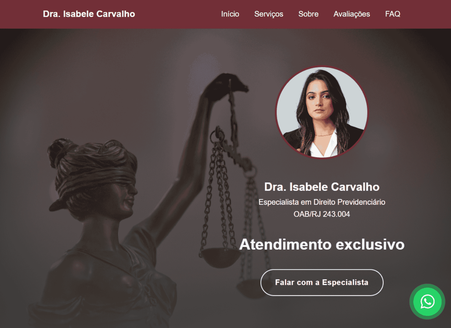 Site para Dentista